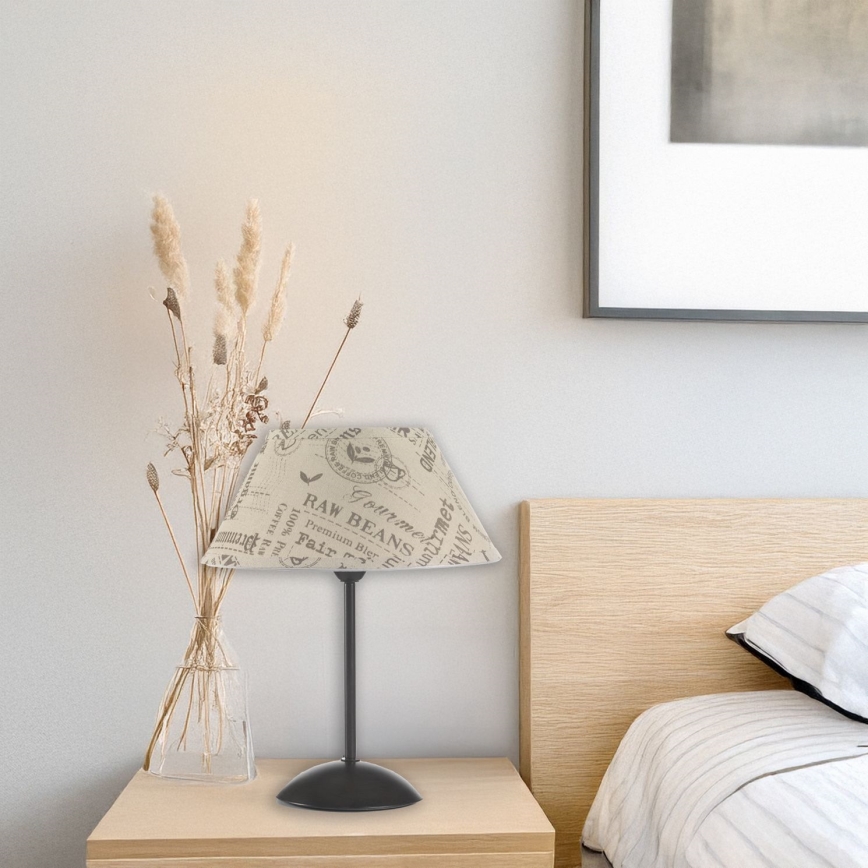 ONLI - Pöytävalaisin MAIDA 1xE27/15W/230V 38 cm ruskea