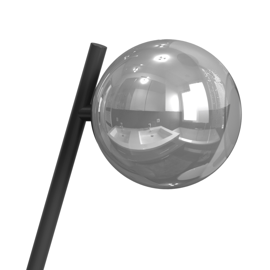 ONLI - Pöytävalaisin PALOMA 1xG9/10W/230V 38,5 cm musta/savuinen