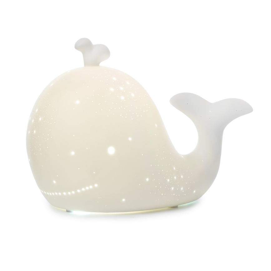 ONLI - Pöytävalaisin PORCELLANA 1xE14/6W/230V 16,2 cm valas