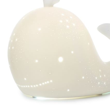 ONLI - Pöytävalaisin PORCELLANA 1xE14/6W/230V 16,2 cm valas