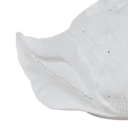 ONLI - Pöytävalaisin PORCELLANA 1xE14/6W/230V 29 cm simpukka
