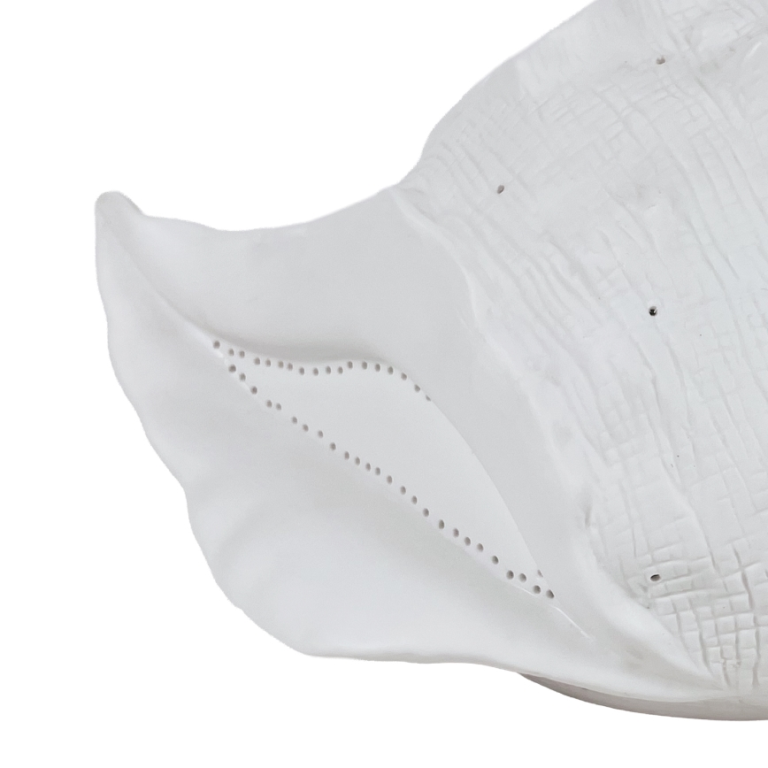 ONLI - Pöytävalaisin PORCELLANA 1xE14/6W/230V 29 cm simpukka