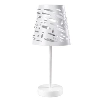 ONLI - Pöytävalaisin RICKY 1xE14/10W/230V 28 cm valkoinen