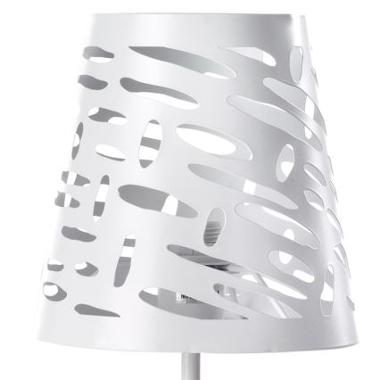 ONLI - Pöytävalaisin RICKY 1xE14/10W/230V 28 cm valkoinen