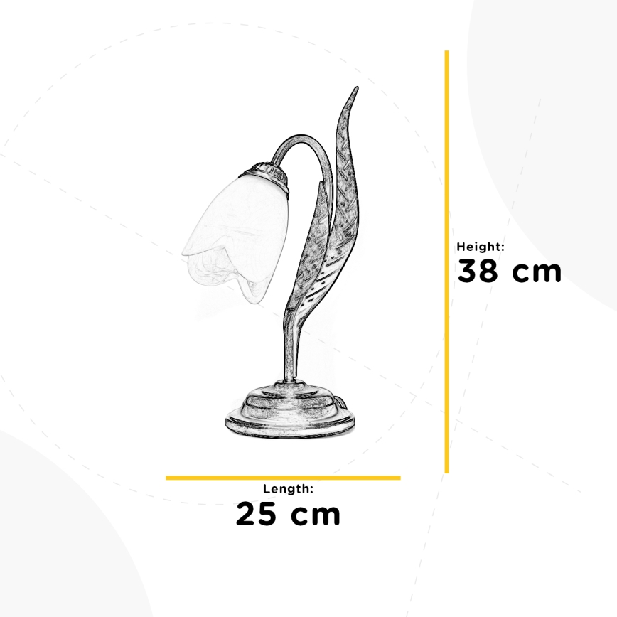 ONLI - Pöytävalaisin SONIA 1xE14/6W/230V