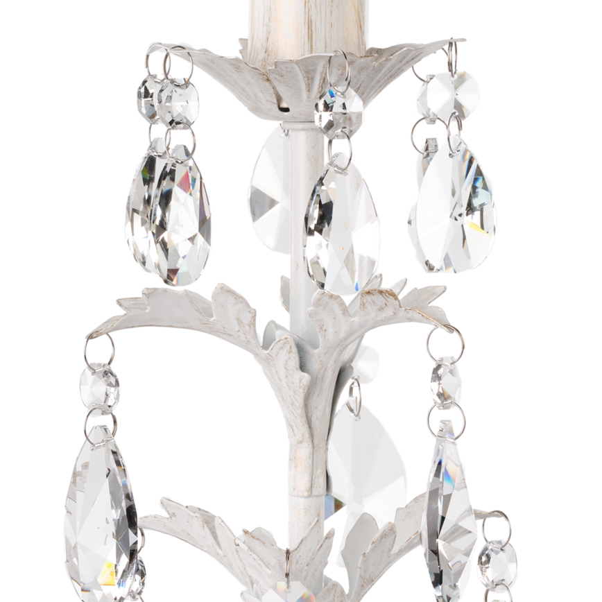 ONLI - Pöytävalaisin TERESA 1xE14/6W/230V valkoinen