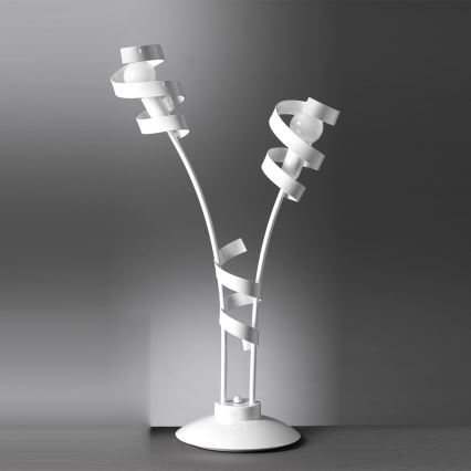 ONLI - Pöytävalaisin ZOE 2xE14/6W/230V 65 cm valkoinen