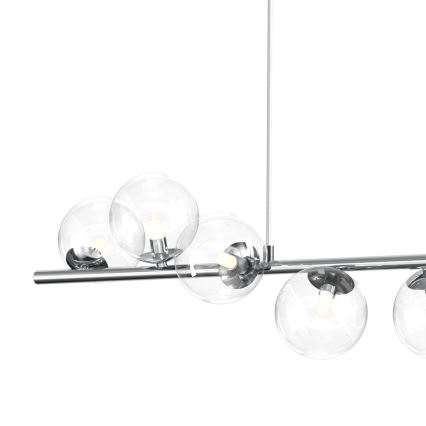 ONLI - Riippuvalaisin kaapelilla KIMBERLY 8xG9/6W/230V kiiltävä kromi