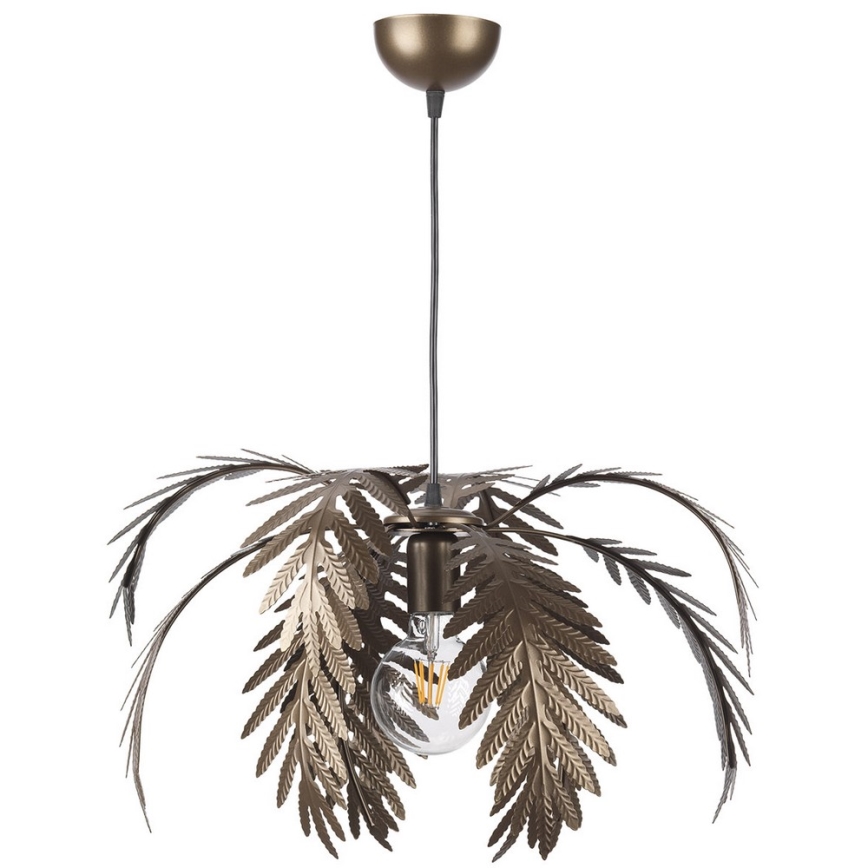 ONLI - Ripustettava kattovalaisin kaapelilla DUBAI 1xE27/22W/230V pronssinvärinen