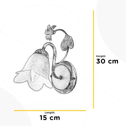 ONLI - Seinävalaisin BOTTON DORO 1xE14/6W/230V