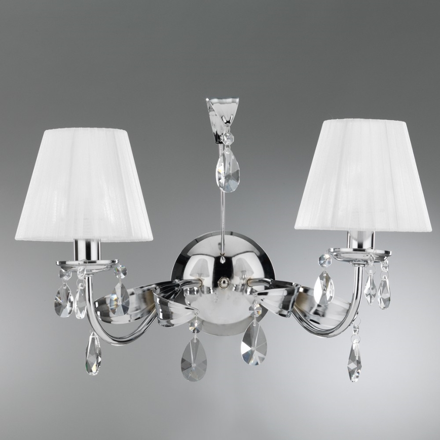 ONLI - Seinävalaisin JACQUELINE 2xE14/6W/230V