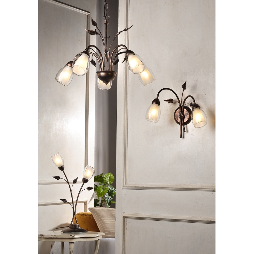 ONLI - Seinävalaisin LILIANA 2xE14/6W/230V