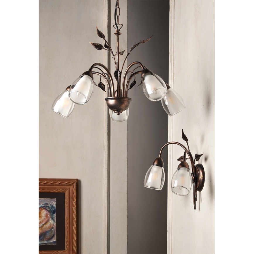 ONLI - Seinävalaisin LILIANA 2xE14/6W/230V