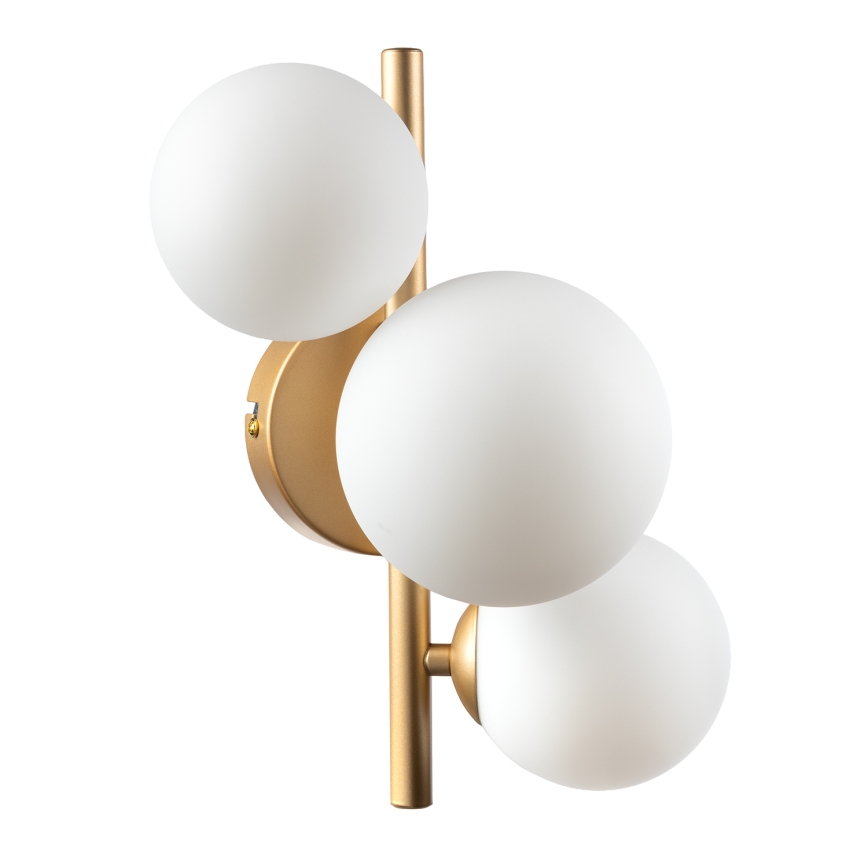 ONLI - Seinävalaisin PALOMA 3xG9/10W/230V kulta