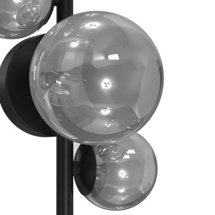 ONLI - Seinävalaisin PALOMA 3xG9/10W/230V musta/savuinen