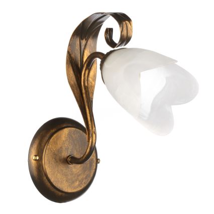 ONLI - Seinävalaisin SONIA 1xE14/6W/230V pronssi