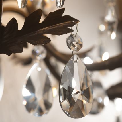 ONLI - Seinävalaisin TERESA 3xE14/6W/230V pronssi