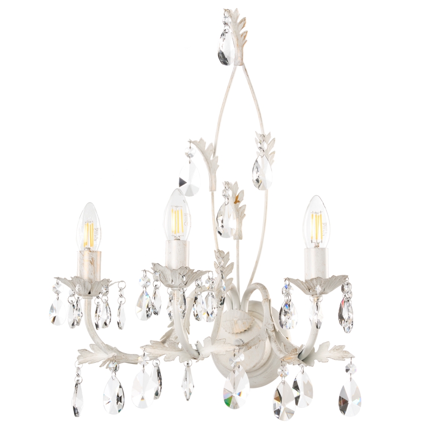 ONLI - Seinävalaisin TERESA 3xE14/6W/230V valkoinen