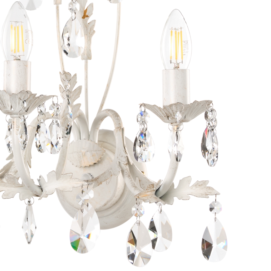 ONLI - Seinävalaisin TERESA 3xE14/6W/230V valkoinen