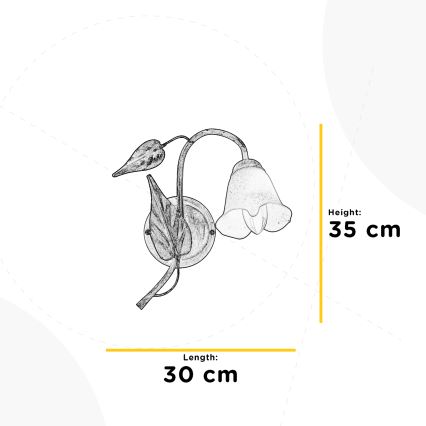 ONLI - Seinävalaisin VANDA 1xE14/6W/230V