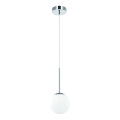 Open Design OR80049 - Kylpyhuoneen riippuvalaisin vaijerilla BAO 1xG9/8W/230V IP44, kiiltävä kromi