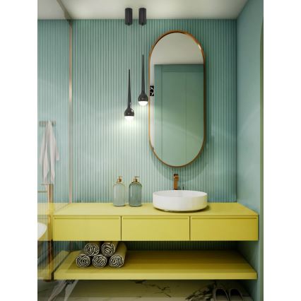 Open Design OR80247 - CAPPI LED/5W/230V riippuvalaisin vaijerilla, musta