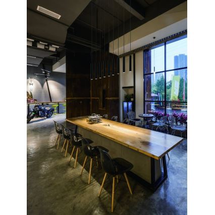 Open Design OR80803 - Riippuvalaisin vaijerilla SLIMI 1xG9/3,5W/230V musta