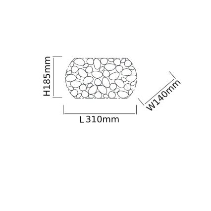 Open Design OR81473 - Seinävalaisin CARERA 1xG9/7W/230V kiiltävä kromi