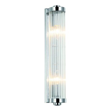 Open Design OR81565 - FIATTO-seinävalaisin 2xE14/12W/230V kiiltävä kromi