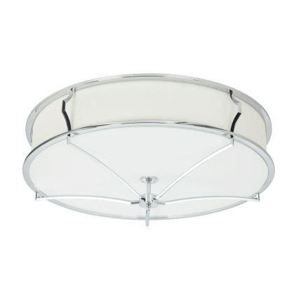 Open Design OR84429 - Kattovalaisin STESSO 6xE27/12W/230V halkaisija 85 cm kiiltävä kromi/valkoinen