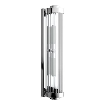 Open Design OR84474 - Kylpyhuoneen seinävalaisin FUMI 2xG9/8W/230V IP44 kiiltävä kromi