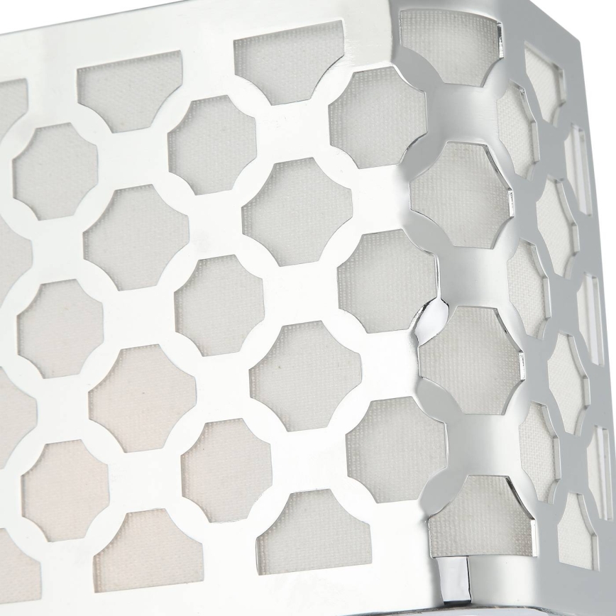 Open Design OR84597 - Seinävalaisin VERNO 2xE14/12W/230V kiiltävä kromi