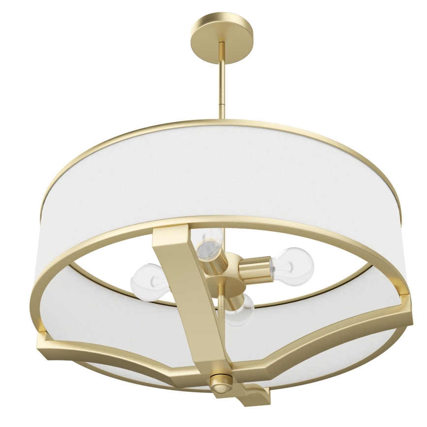 Open Design OR84818 - GERDO kattovalaisin varrella 4xE27/12W/230V messinki/valkoinen