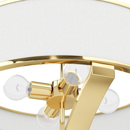 Open Design OR84825 - Riippuvalaisin varrella GERDO 4xE27/12W/230V kultainen/valkoinen