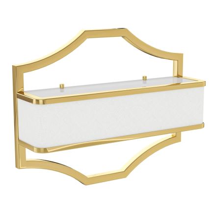 Open Design OR84832 - Seinävalaisin GERDO 2xE14/12W/230V kultainen/valkoinen