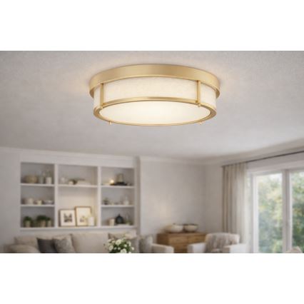 Open Design OR84931 - Kattovalaisin ROMI, 4 x E14 (enintään 12 W), 230 V, halkaisija 50 cm, messinki