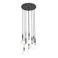 Open Design OR85341 - Riippuvalaisin kaapelilla ERO 8xG9/8W/230V musta
