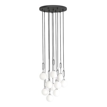 Open Design OR85358 - Riippuvalaisin vaijerilla ERO 10xG9/8W/230V kiiltävä kromi