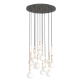 Open Design OR85396 - Riippuvalaisin vaijerilla ERO 12xG9/8W/230V kultainen