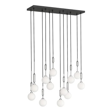 Open Design OR85440 - Riippuvalaisin vaijerilla ERO 12xG9/8W/230V kiiltävä kromi