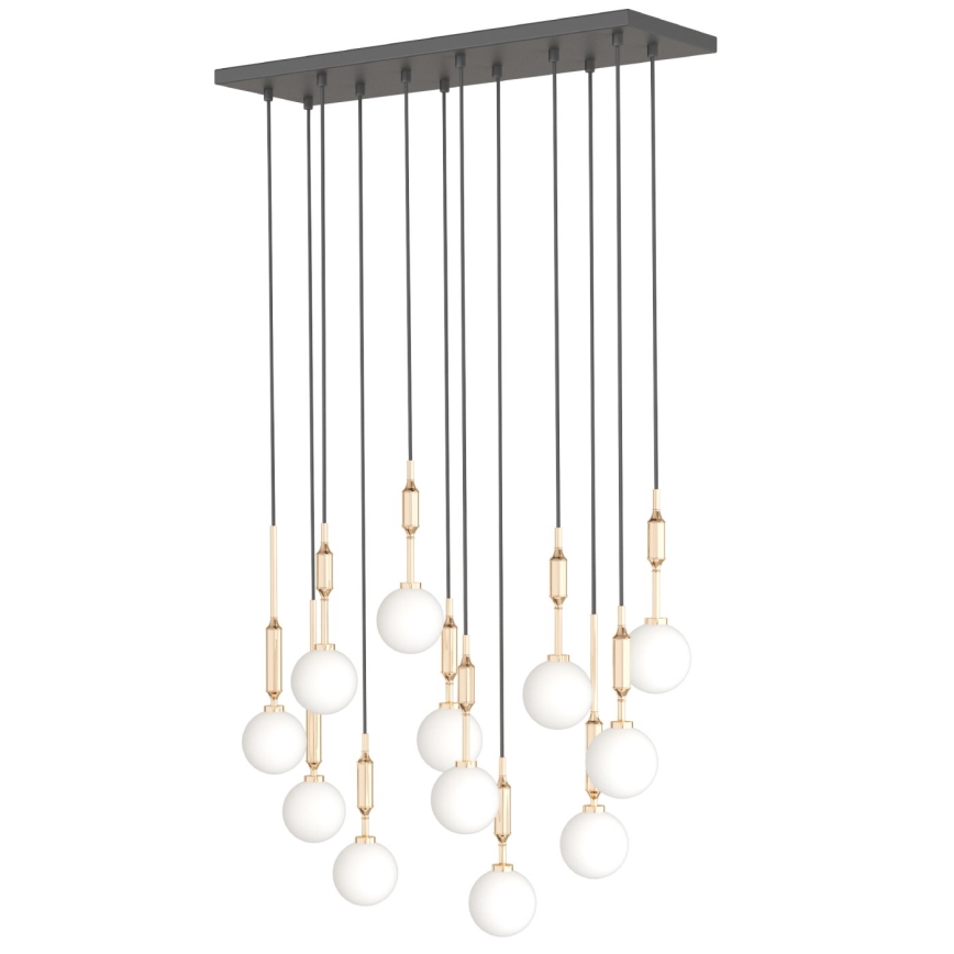 Open Design OR85457 - ERO-riippuvalaisin vaijerilla 12xG9/8W/230V, kultainen