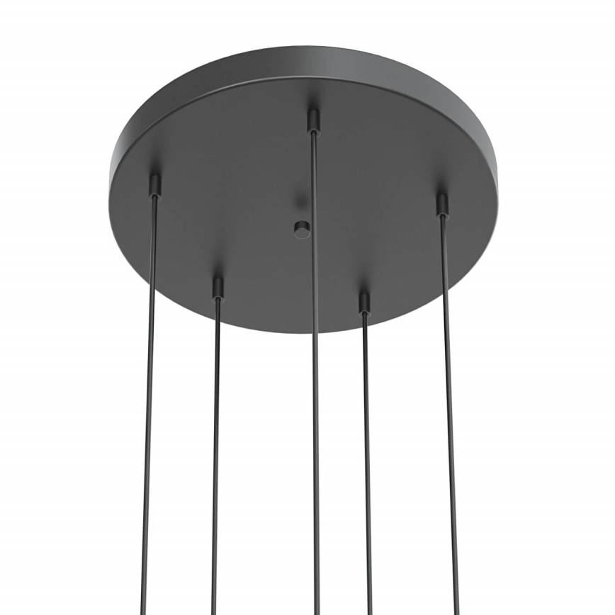 Open Design OR85518 - LED-riippuvalaisin vaijerilla BOLICINA 5xLED/5W/230V kultainen/musta