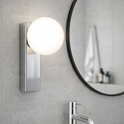 Open Design OR85525 - Kylpyhuoneen seinävalaisin BOLETTA 1xG9/8W/230V IP44 kiiltävä kromi