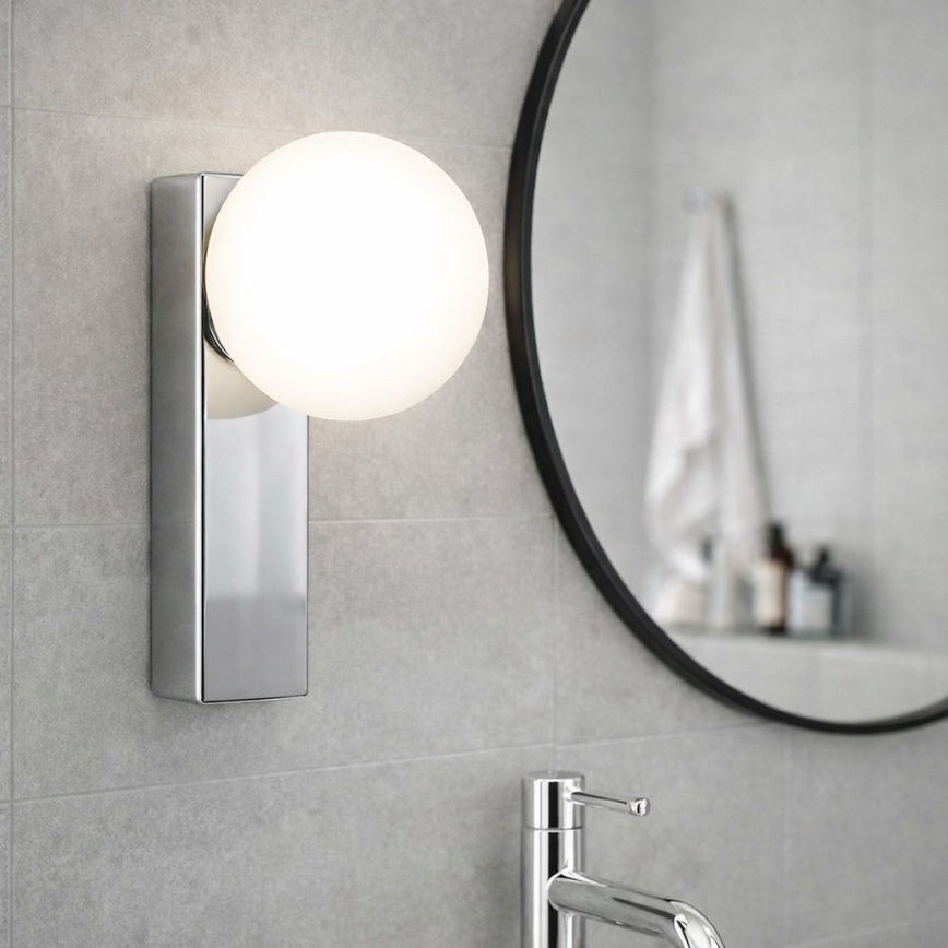 Open Design OR85525 - Kylpyhuoneen seinävalaisin BOLETTA 1xG9/8W/230V IP44 kiiltävä kromi