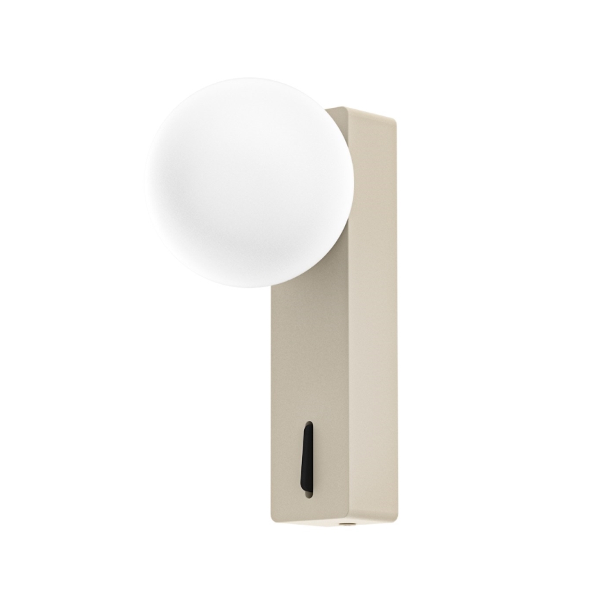 Open Design OR85587 - Seinävalaisin BOLETTA 1xG9/8W/230V beige