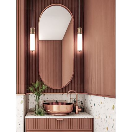 Open Design OR85723 - LED-riippuvalaisin vaijerilla OMI LED/10W/230V, messinkinen