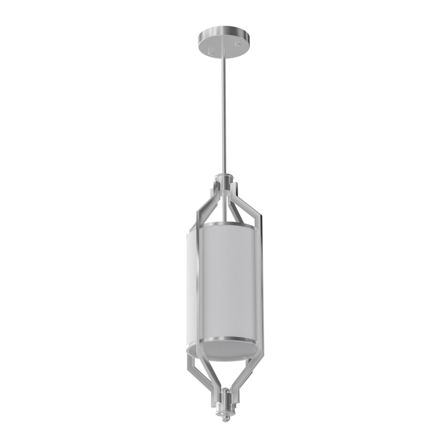 Open Design OR85853 - ZUNDO varrellinen kattovalaisin 1xE27/15W/230V mattakromi/valkoinen