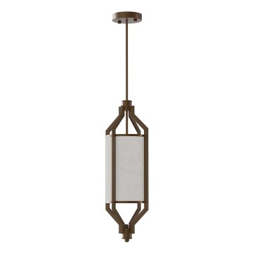 Open Design OR85877 - Riippuvalaisin varrella ZUNDO 1xE27/15W/230V ruskea/beige