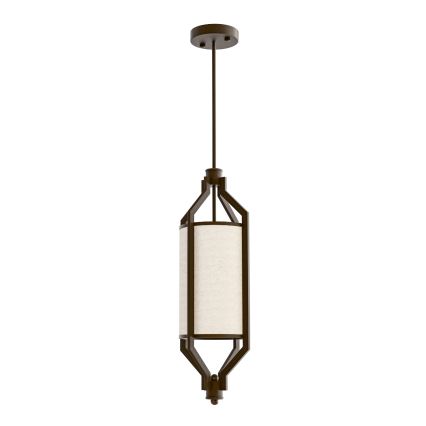 Open Design OR85877 - Riippuvalaisin varrella ZUNDO 1xE27/15W/230V ruskea/beige