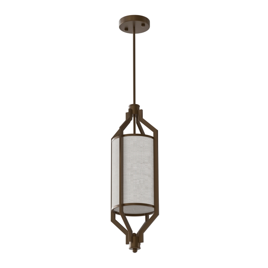 Open Design OR85877 - Riippuvalaisin varrella ZUNDO 1xE27/15W/230V ruskea/beige